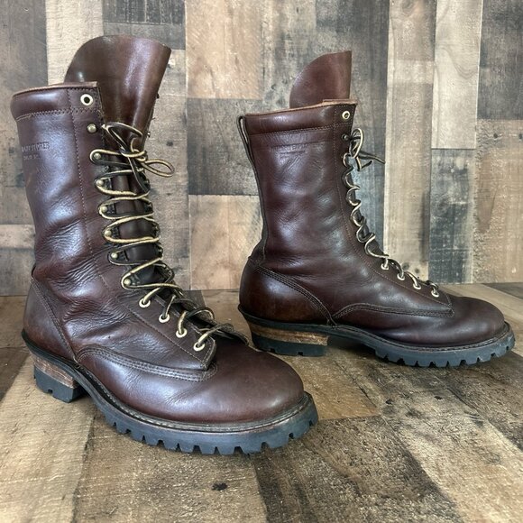 Whites Hathorn Explorer Logger Packer Plain Toe Work Boots Mens 14 D - Picture 2 of 12